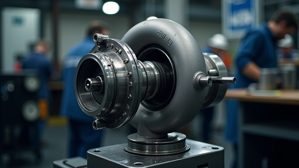 Turbo unit balancing machine